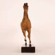 Horse sculpture by H. Fratin in wood, France, circa 1818.
