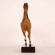 Horse sculpture by H. Fratin in wood, France, circa 1818.