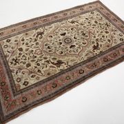 4x7 Brown Floral Vintage Persian Rug, 130x215Cm SK 2606