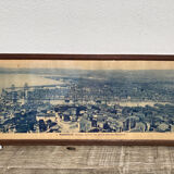 Photograph of Marseille 1950 - panoramic Mediterranean port and city printed by G. Arnaud - antique print