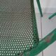 4 garden chairs suite half moon vintage 80s italian design