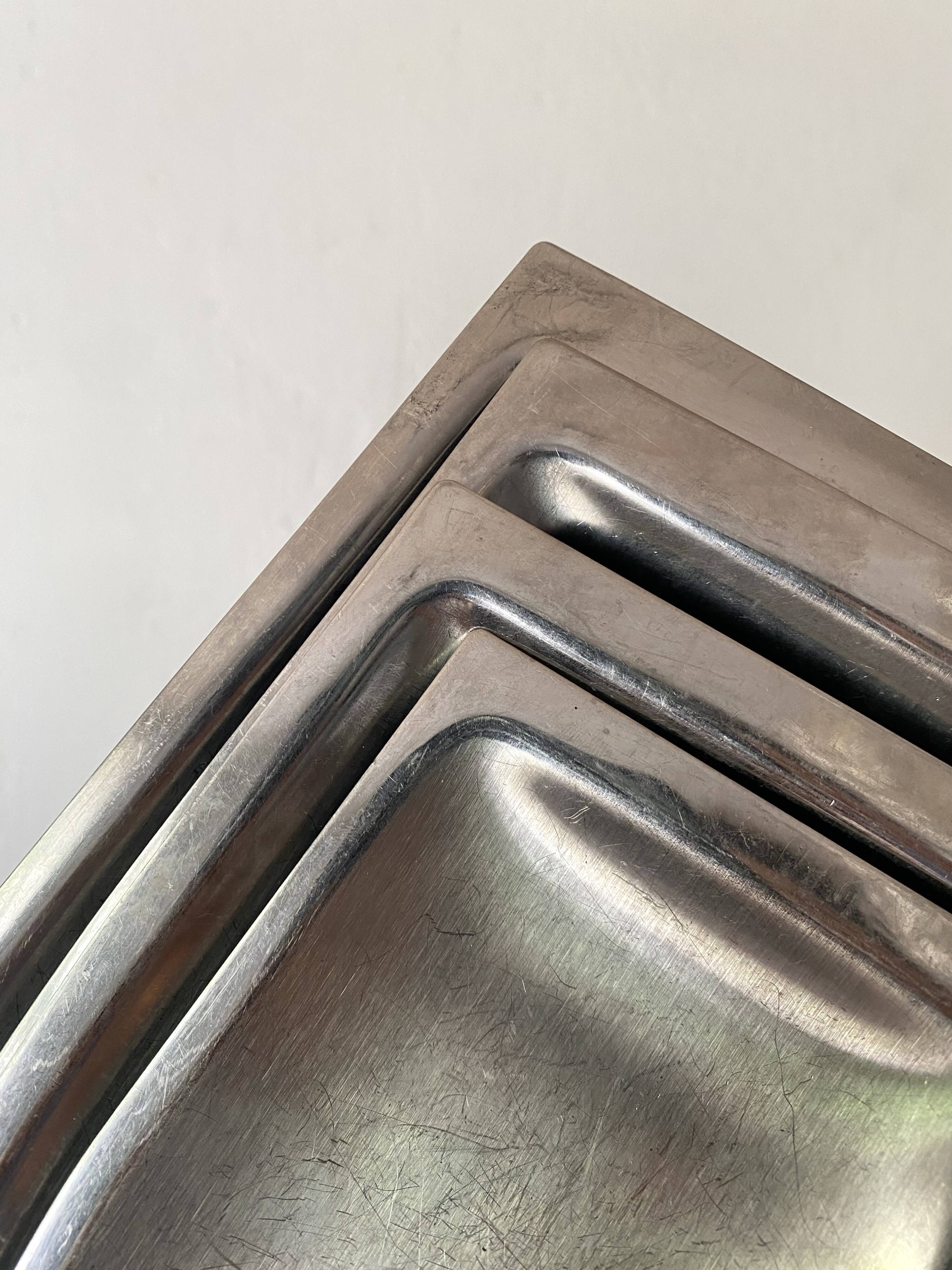Chichester England stainless steel nesting dishes