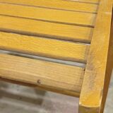 Beech folding chair