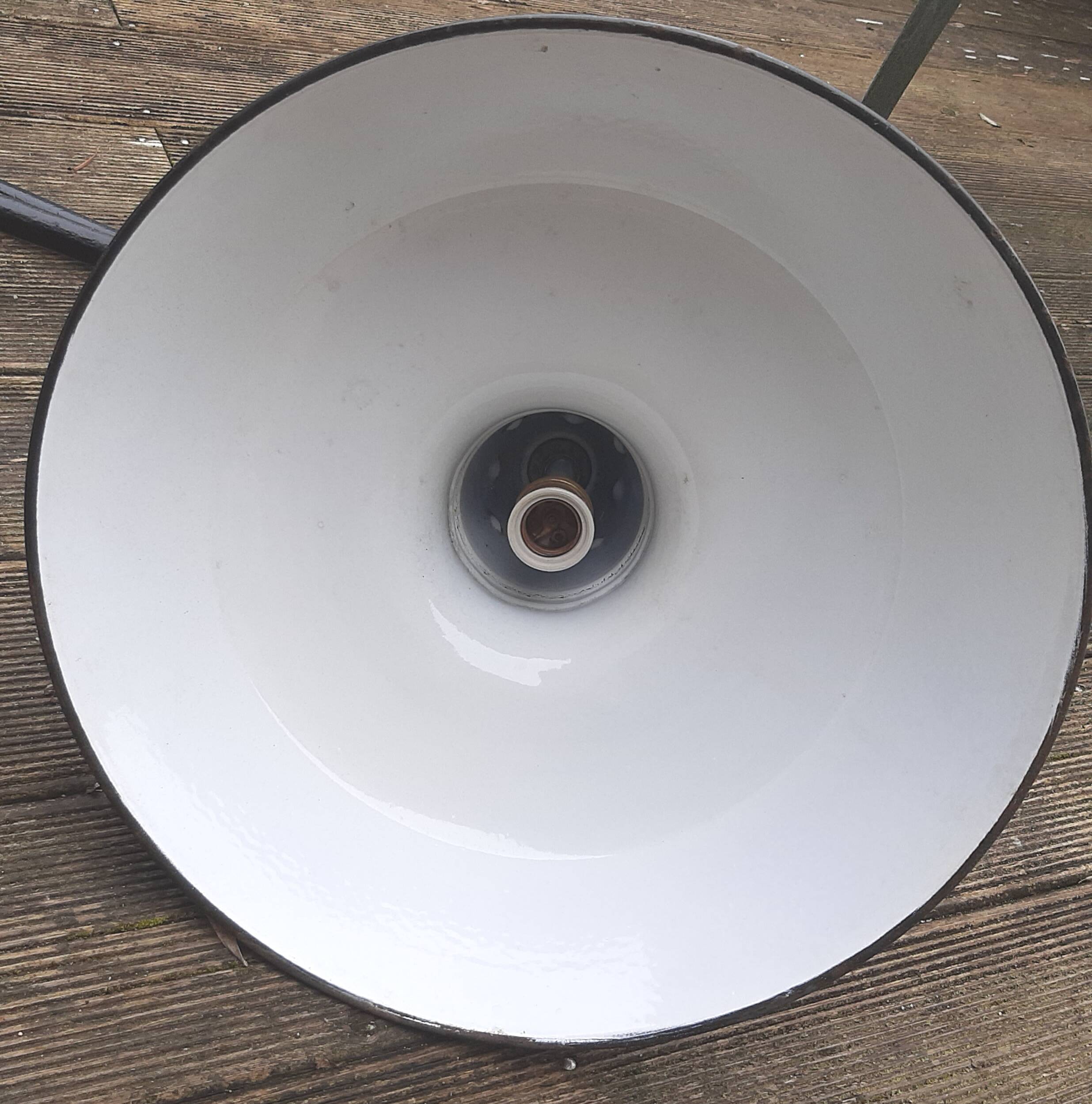 large wrought iron gallows lamp