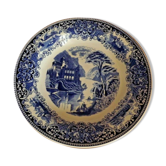 Round Serving Bowl Dutch Royal Sphinx Maastricht Cambridge Old England 3592