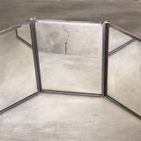Triptych barber mirror 73x30cm