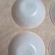 Set of 7 vintage coloured Luminarc bowls