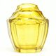 Art Deco vase, crystal, Moser, Czechoslovakia, 1930s