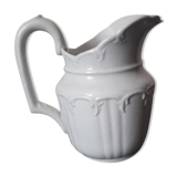 Pitcher earthenware Sarreguemines XIX