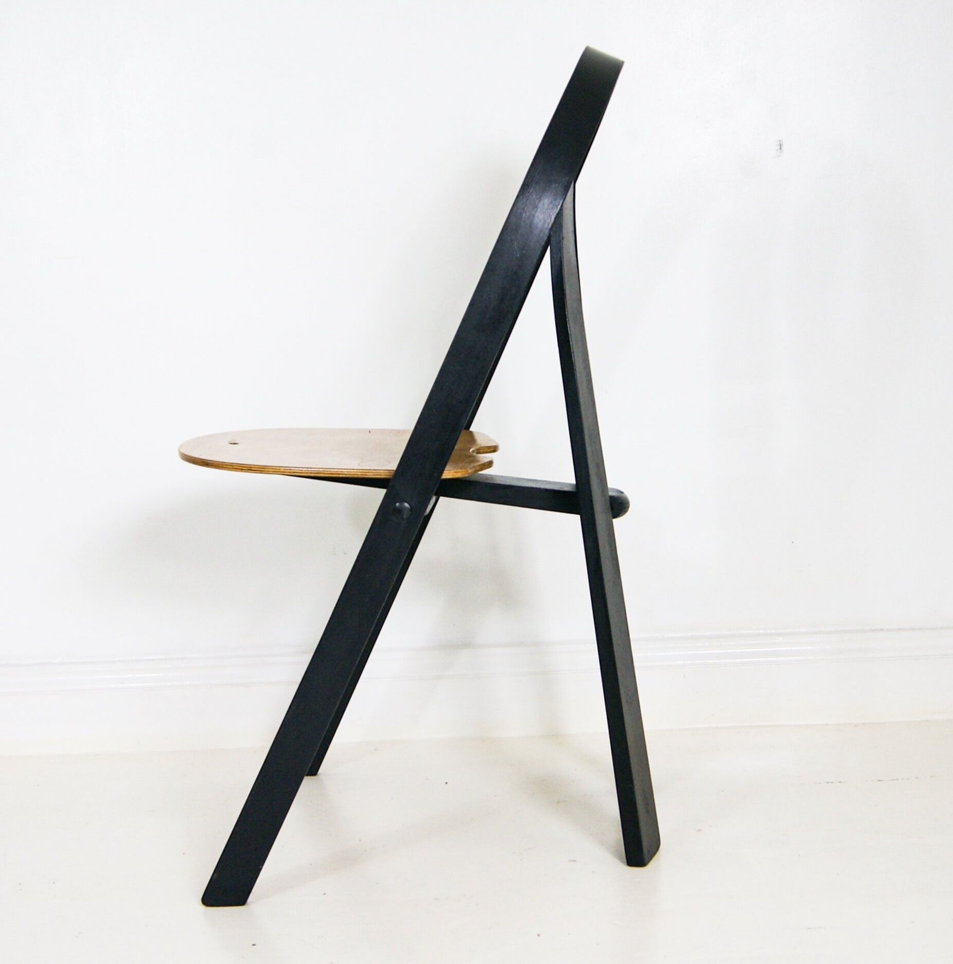 Set of 10 Danish Stacking Chairs in Beech