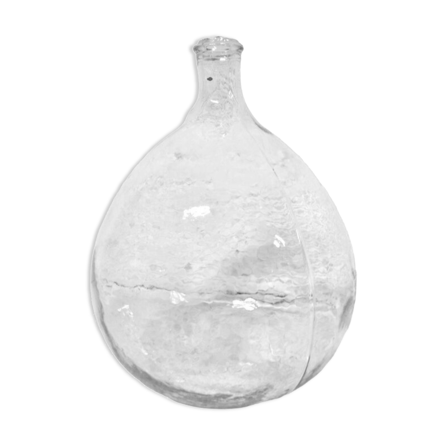 Demijohn transparent glass