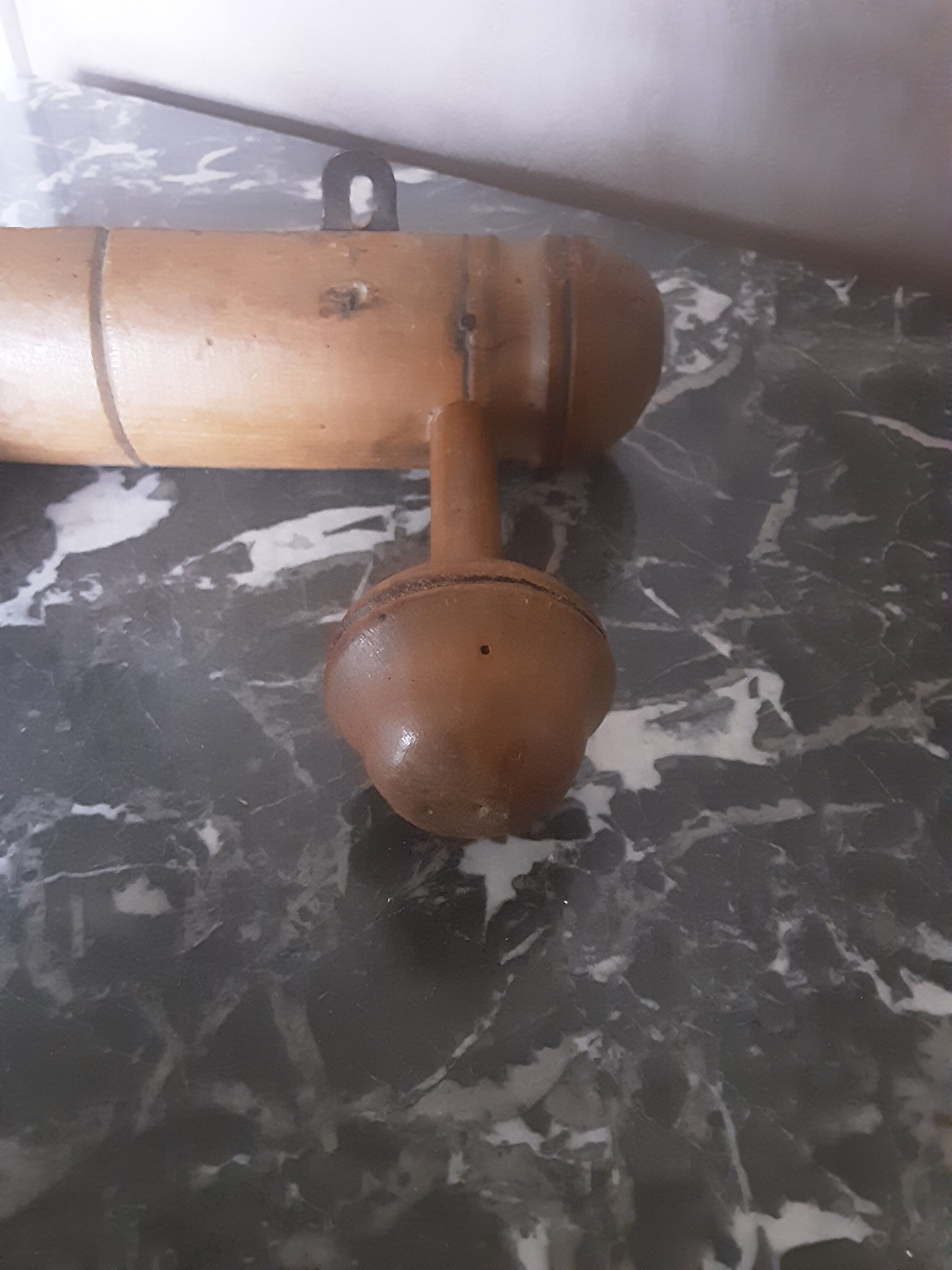 Vintage wall coat rack