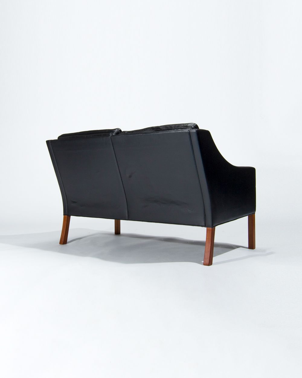 Mid Century Leather Sofa By Borge Mogensen 2208, Danish Design 1960’s