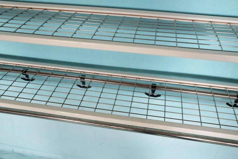 Vintage Scandinavian tubular coat rack from the 1960s.