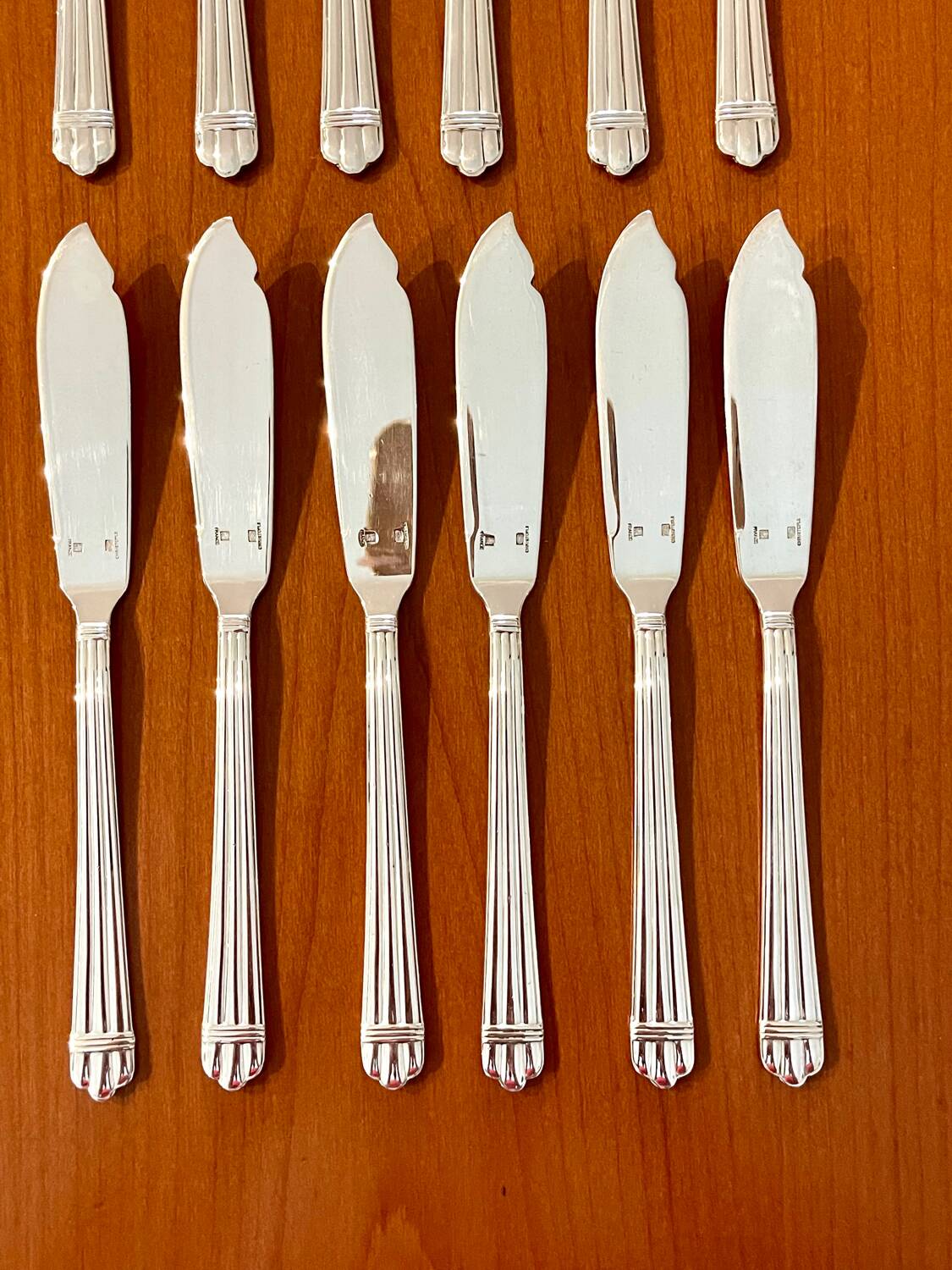 Christofle aria 6 fish cutlery set (12 pieces)