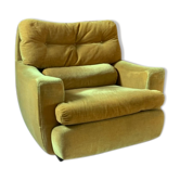 Fauteuil jaune moutarde vintage