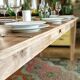 Solid oak farmhouse table 220 X 80 cm