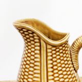 Vintage decanter ('60) pattern "grains of rice". Honey color. In perfect condition.