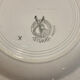 5 hollow plates in burgundy and red earthenware Stuart mill ds loups