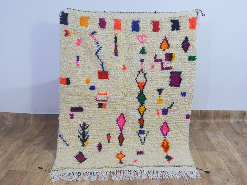 Tapis berbère coloré 152 X 105 CM