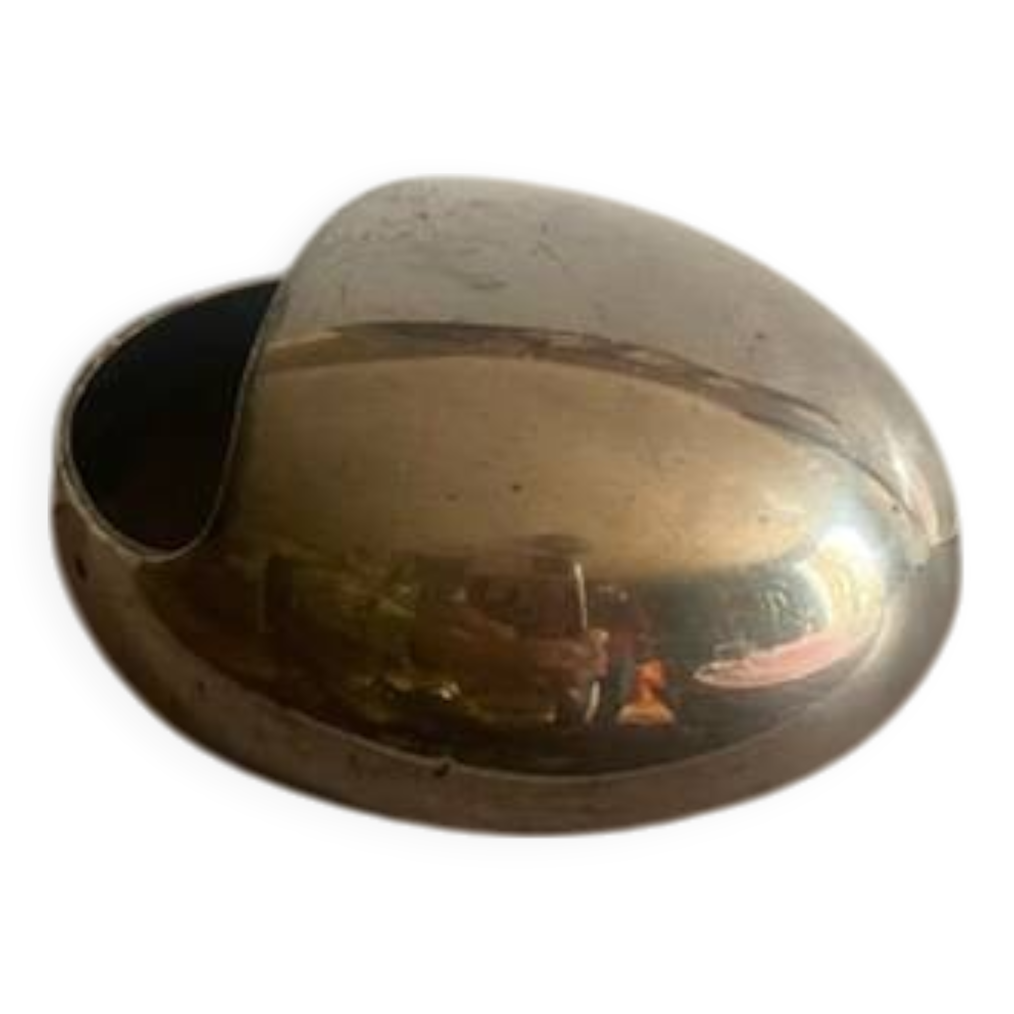 Silver-plated egg ashtray by Carl Cohr, Denmark