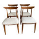 Series of 4 Scandinavian chairs from the 60s
