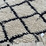 Beautiful vintage carpet of benin ouarain 90x220 cm