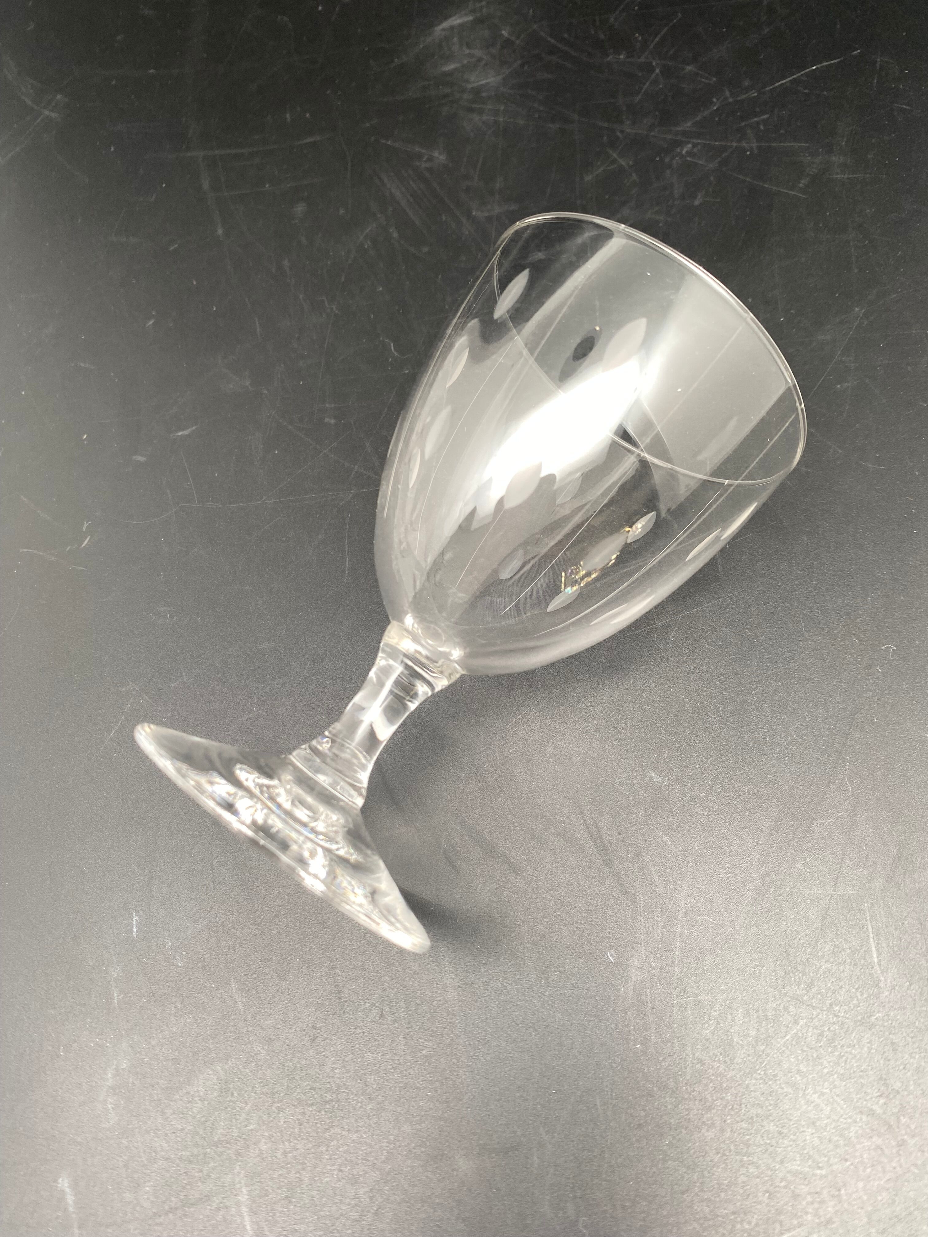 Worked glass stemware “Drop” pattern – MOCA6