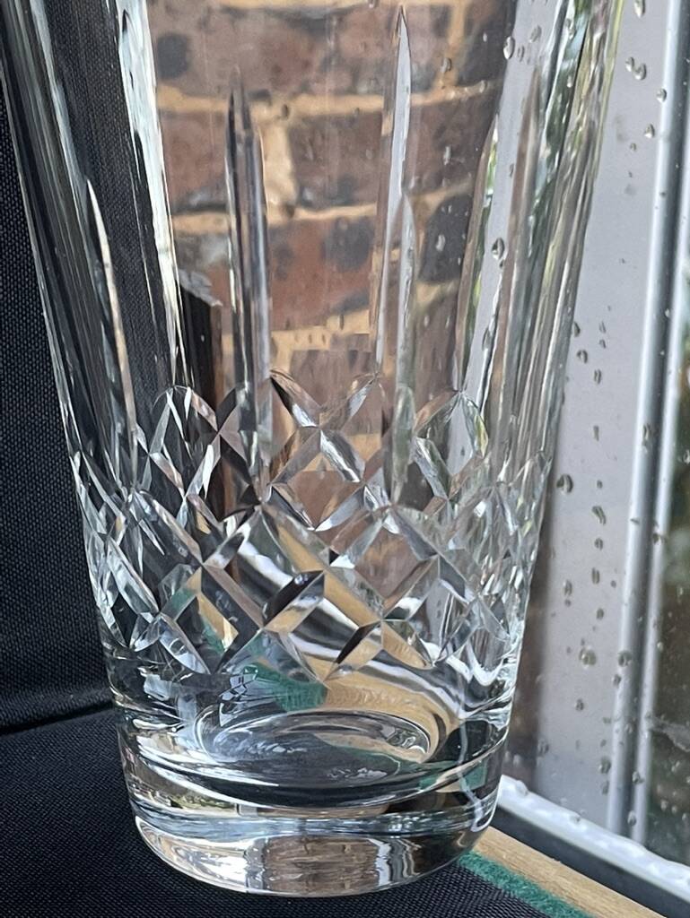 8 grands verres cristal taillé