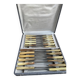 Coffret de 12 grands et 12 petits couteaux manche corne – Art déco