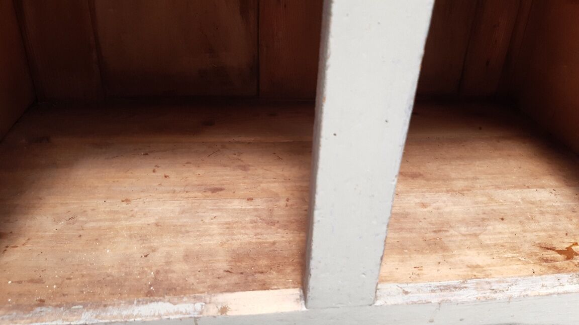 Parisian buffet green patina