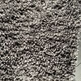 Plain anthracite wool rug