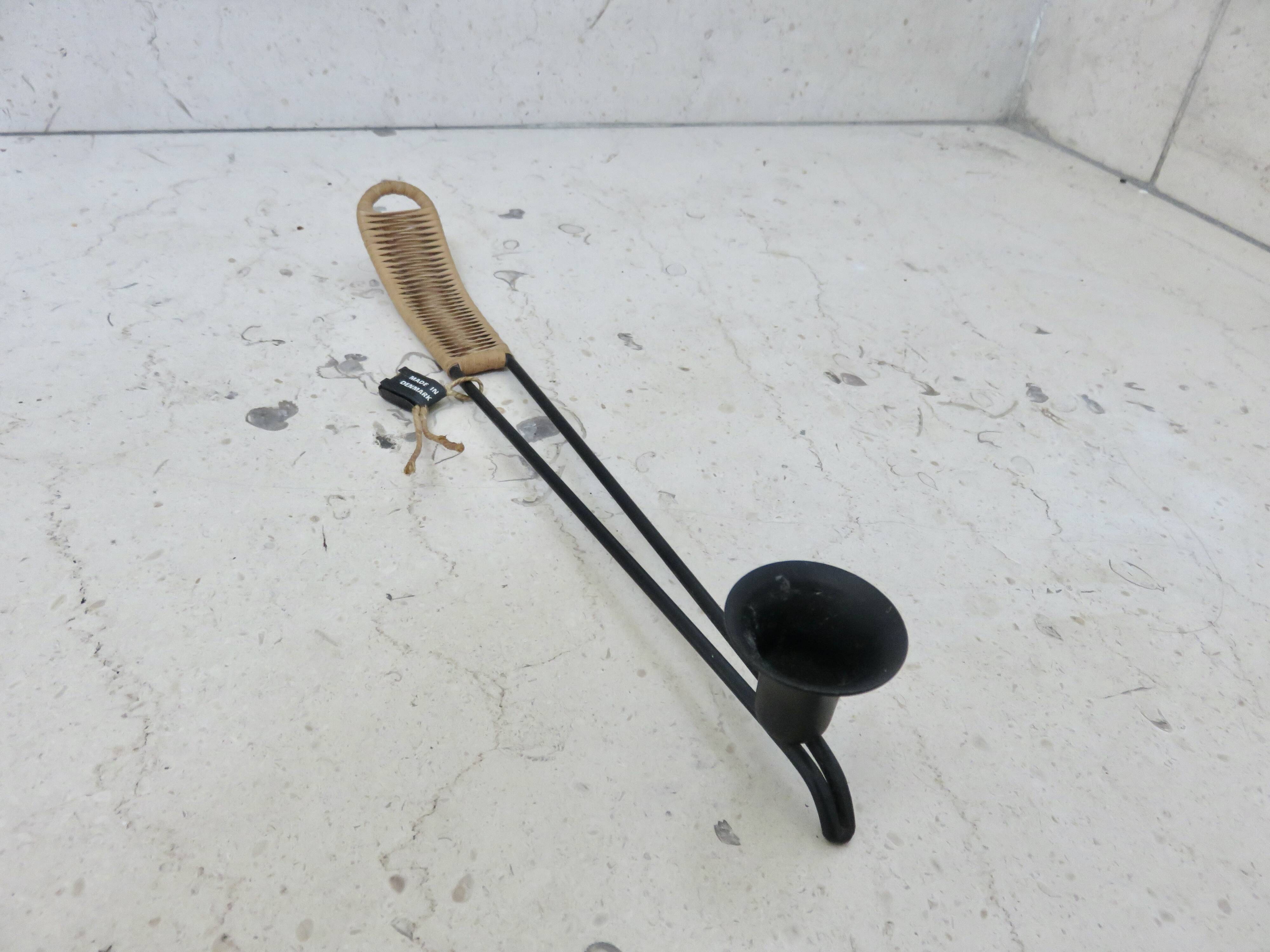 Série de 3 authentiques bougeoirs par Laurids Lonborg, Danemark, 1960