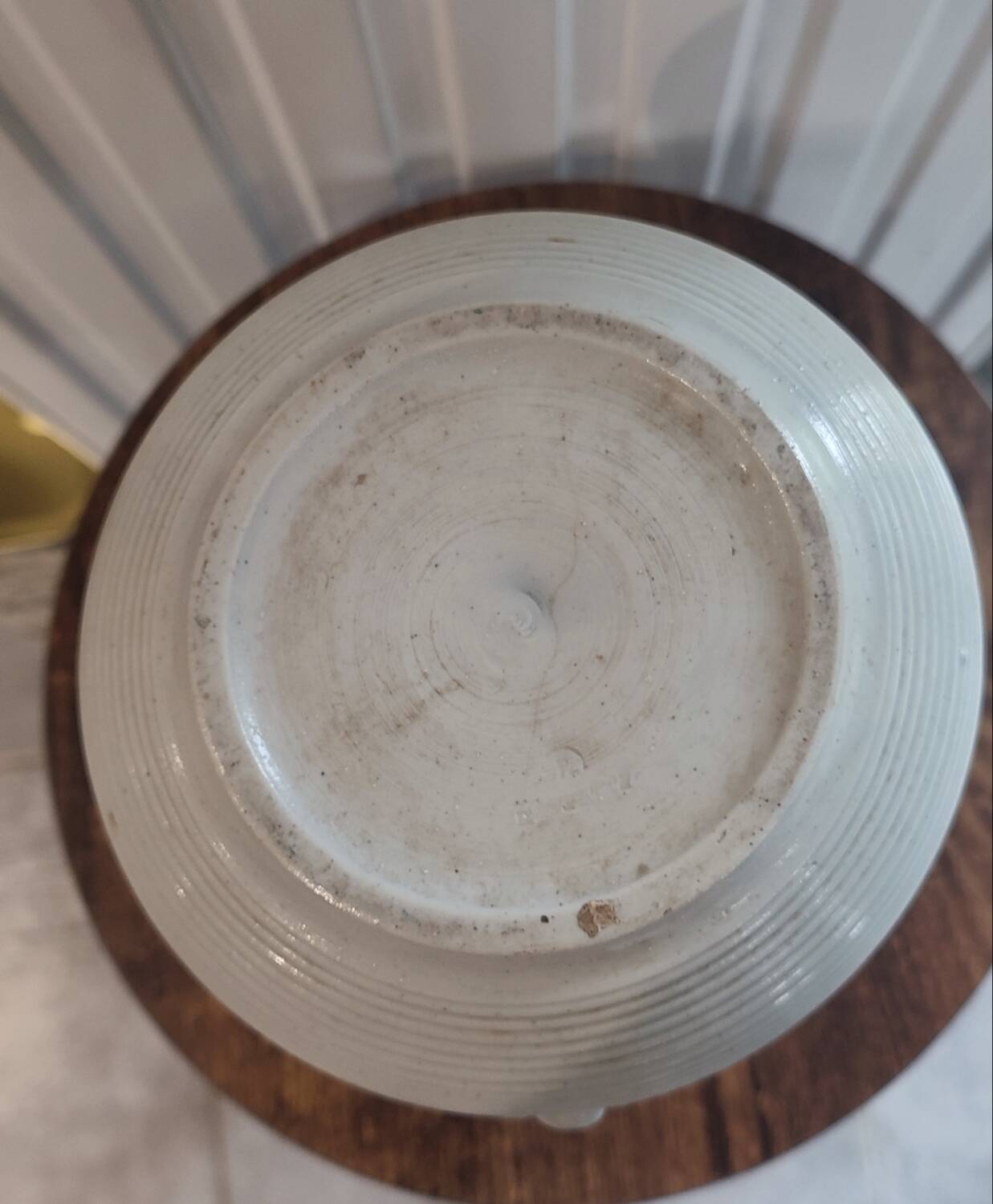 Large glazed stoneware pitcher signed, 1950-60 period