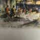 Gravure moulin rouge paris