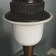 Stig Blomberg bronze table lamp with relief decoration, Sweden, 1960s