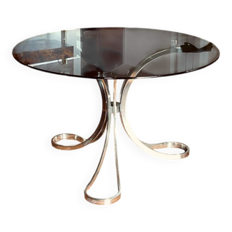 Table à manger vintage design italien années 70