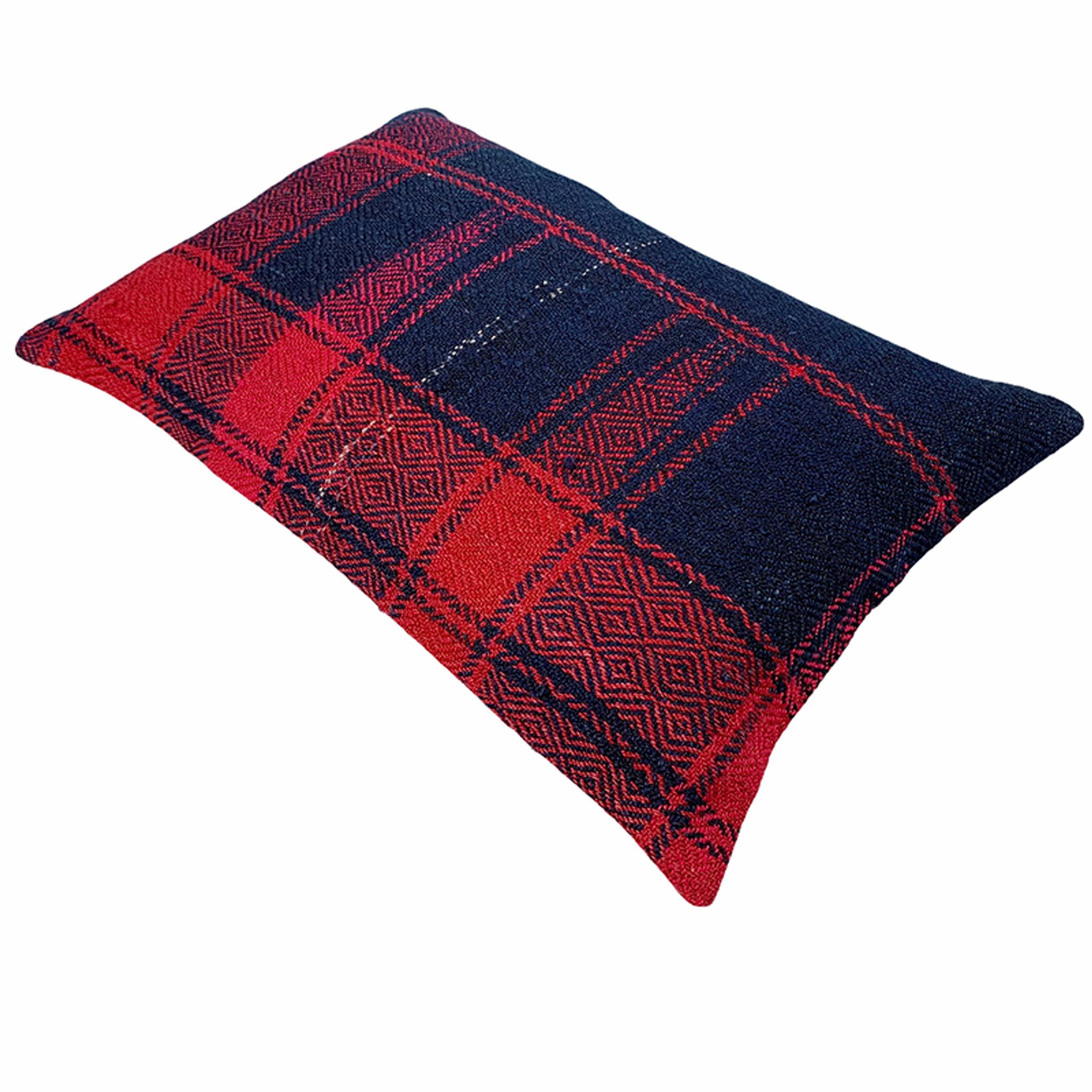 Vintage turkish handmade kilim cushion cover 40x60 cm