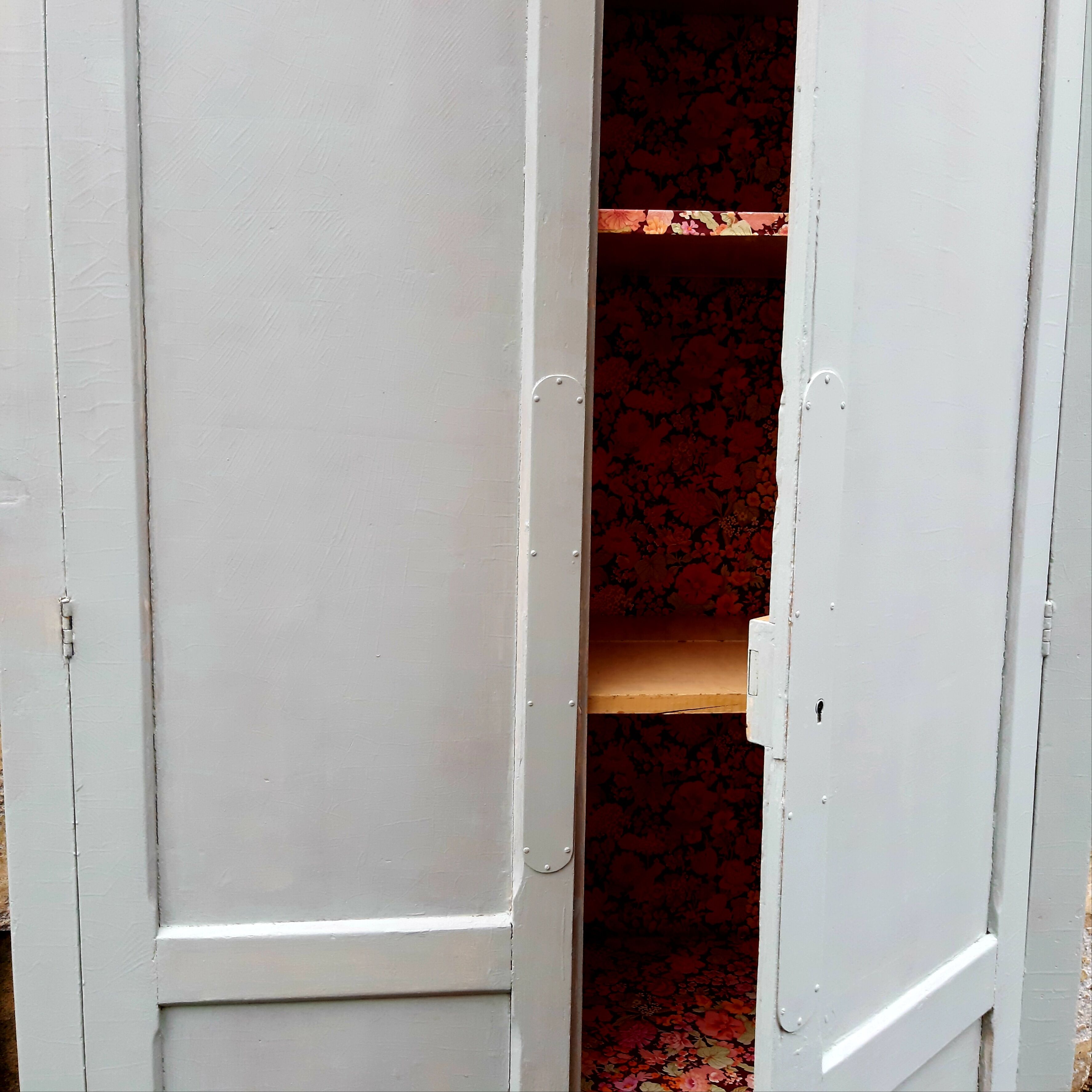 Parisian interior wardrobe vintage floral
