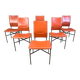 Ross Littel for Matteo Grassi set of 6 dining chairs, 1970s