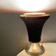 Lampe de table Space Age noire et orange