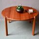 Solid wood coffee table, organic Scandinavian design, vintage retro 80s.