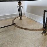 Gilbert Poillerat style coffee table