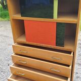 Window library of the 50s sliding windows polychrome 4 drawers