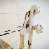 Old wrought iron cradle