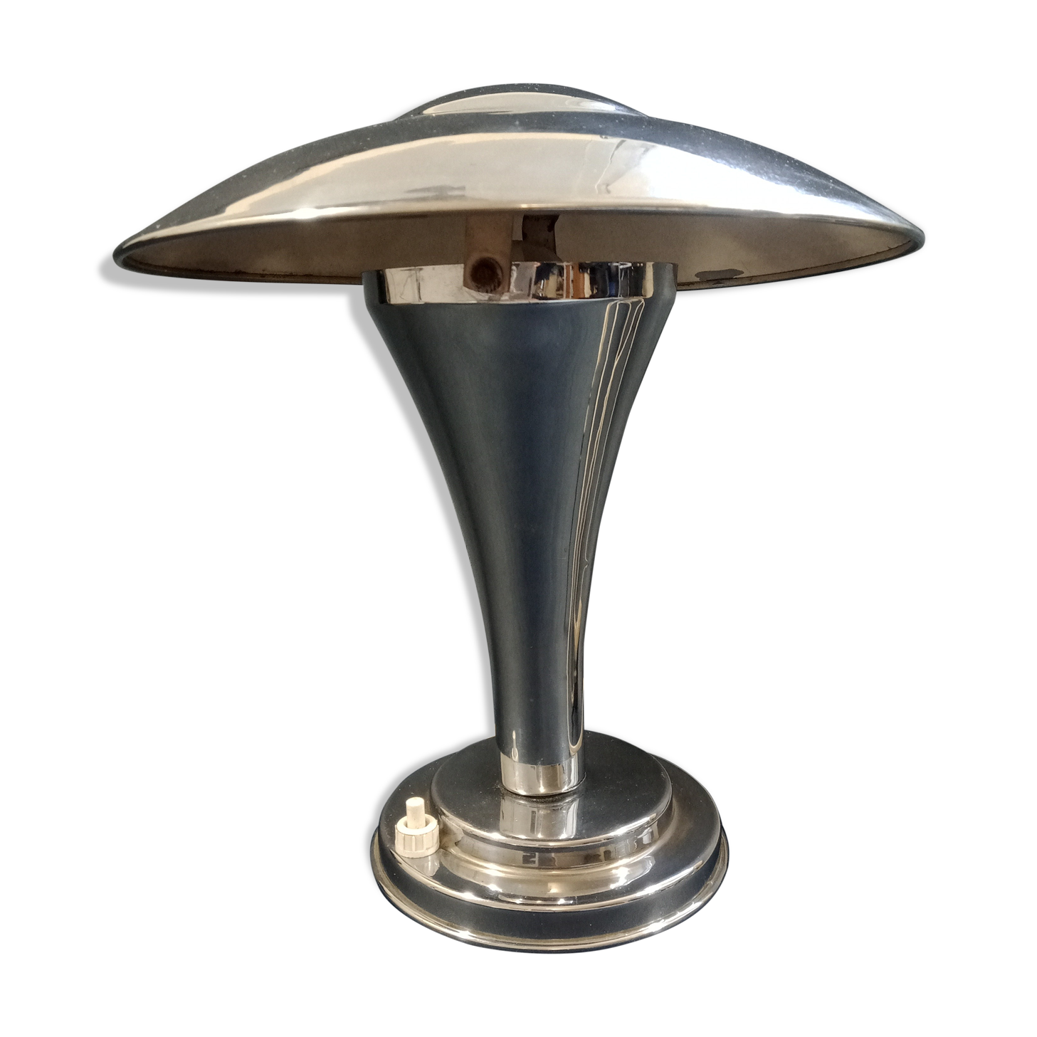 60/70 year chrome mushroom lamp