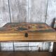 Old Building Set Box Wooden Toys Vintage