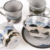 HIGHLAND STONEWARE coffee service, second hand.