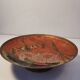 Very beautiful fruit bowl in brass and cloisonné enamel