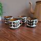 La Redoute x Selency lot 4 tasses Rambouillet Boch